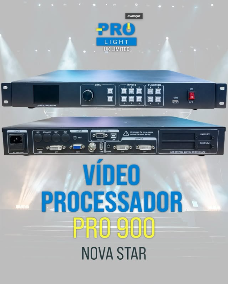 Vídeo Processador NovaStar Pro 900